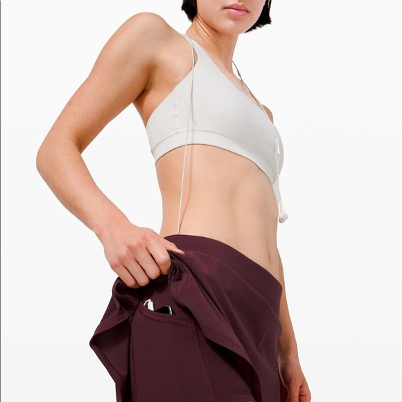 SOLD NWT Lululemon Play off the Pleats Skirt Size 4 Cassis *RARE - Picture 6 of 6